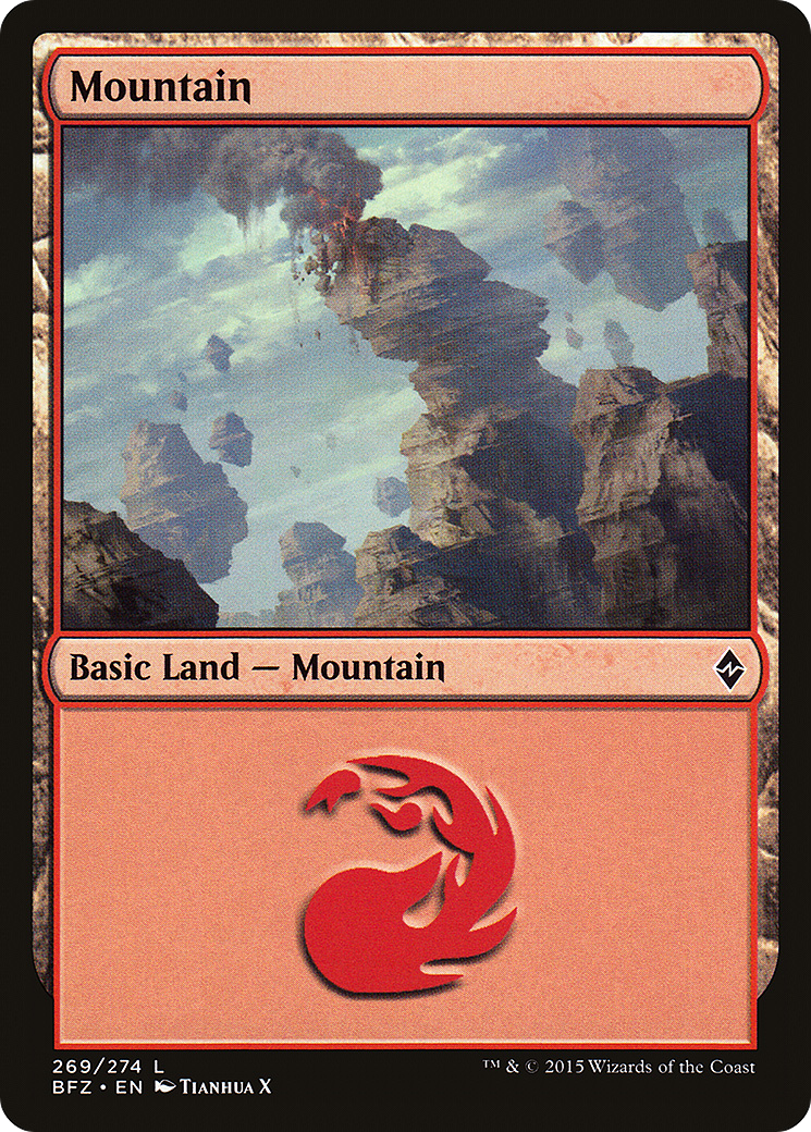 Mountain (BFZ-269A) - Battle for Zendikar