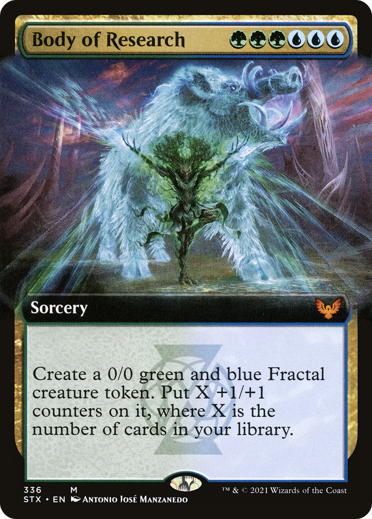 Body of Research (STX-336) - Strixhaven: School of Mages: (Extended Art) Foil