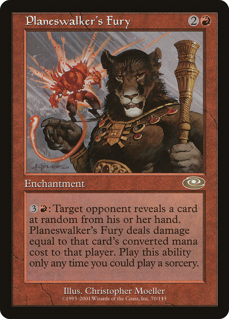 Planeswalker's Fury (PLS-070) - Planeshift Foil