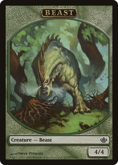 Beast (DDD-0T2) - Duel Decks: Garruk vs. Liliana Tokens