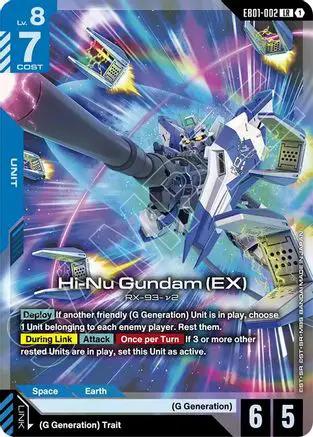 Hi-Nu Gundam (EX) (EB01-002) - Eternal Nexus Holofoil