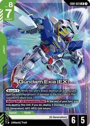Gundam Exia (EX) (EB01-022) - Eternal Nexus Holofoil