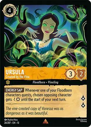 Ursula - Created by the Vine (26/204) - Attack of the Vine Cold Foil