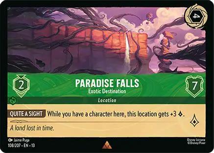 Paradise Falls - Exotic Destination (108/204) - Attack of the Vine Cold Foil