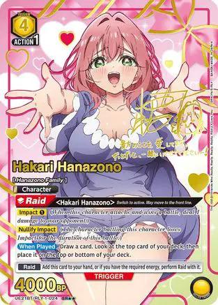 Hakari Hanazono (024) (SR**) (UE21BT/RLY-1-024) - UE21BT The 100 Girlfriends Who Really Really Really Really REALLY Love You Foil