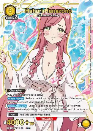 Hahari Hanazono (031) (SR*) (UE21BT/RLY-1-031) - UE21BT The 100 Girlfriends Who Really Really Really Really REALLY Love You Foil