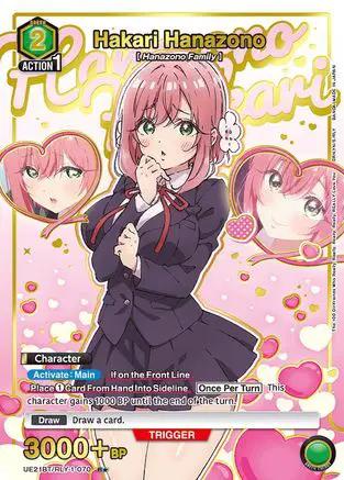 Hakari Hanazono (070) (R*) (UE21BT/RLY-1-070) - UE21BT The 100 Girlfriends Who Really Really Really Really REALLY Love You Foil