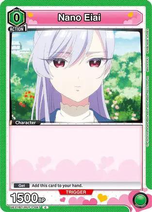 Nano Eiai (047) (Box Topper Foil) (UE21BT/RLY-1-047) - UE21BT The 100 Girlfriends Who Really Really Really Really REALLY Love You Foil