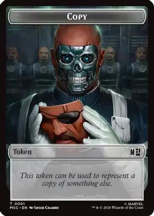 Copy (001) // Ape Villain (010) Double-Sided Token (MSC-1 // 10) - Commander: Marvel Super Heroes
