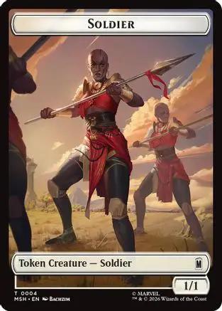 Soldier // Insect Double-Sided Token (MSH-004/012) - Marvel Super Heroes Foil