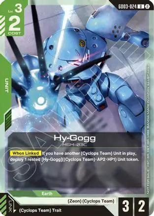 Hy-Gogg (Store Tournament Participation Pack 05) (GD03-024) - Gundam Promotional Cards Holofoil