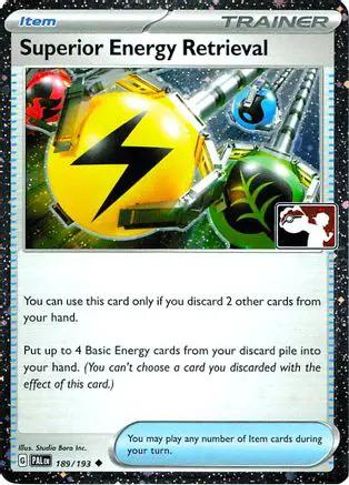 Superior Energy Retrieval (Cosmos Holo) 189/193 - Prize Pack Series Cards Holofoil