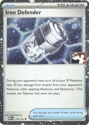 Iron Defender (Cosmos Holo) 118/132 - Prize Pack Series Cards Holofoil
