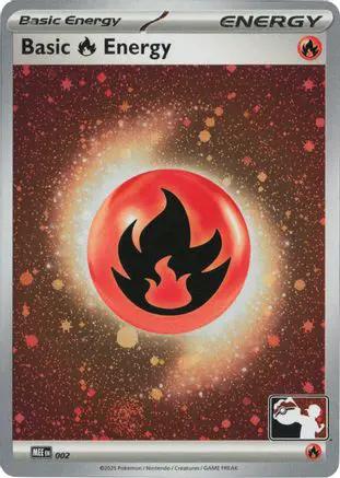 Basic Fire Energy MEE (Cosmos Holo) 002/null - Prize Pack Series Cards Holofoil