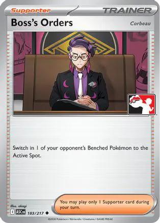 Boss's Orders [Corbeau] 183/217 - Prize Pack Series Cards