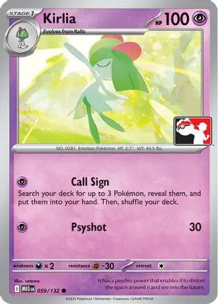 Kirlia 059/132 - Prize Pack Series Cards