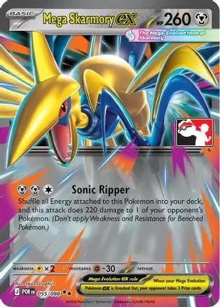 Mega Skarmory ex 055/088 - Prize Pack Series Cards Holofoil