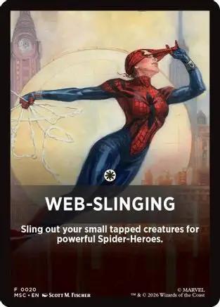 Web-Slinging Theme Card (MSC-020) - Commander: Marvel Super Heroes
