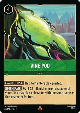Vine Pod (107/204) - Attack of the Vine Cold Foil