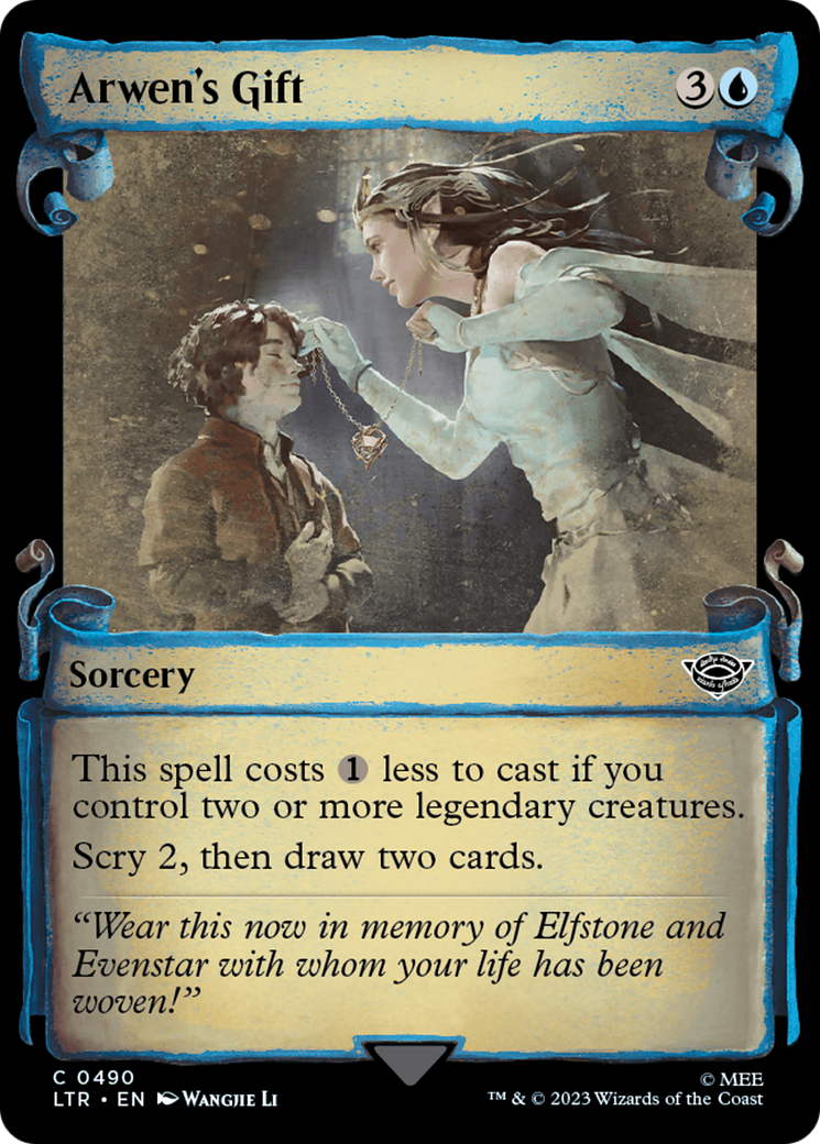 Arwen's Gift (LTR-490) - The Lord of the Rings: Tales of Middle-earth: (Showcase) Foil