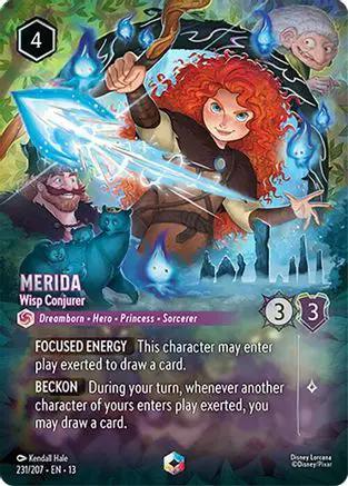 Merida - Wisp Conjurer (Enchanted) (231/204) - Attack of the Vine Holofoil