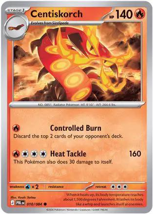 Centiskorch 010/null - ME05 Pitch Black Reverse Holofoil