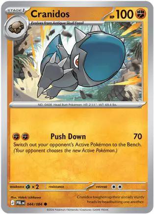 Cranidos 044/null - ME05 Pitch Black Reverse Holofoil