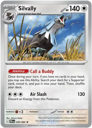 Silvally 070/084 - ME05 Pitch Black Holofoil