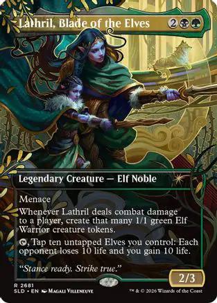 Lathril, Blade of the Elves (SLD-2681) - Secret Lair Drop Series