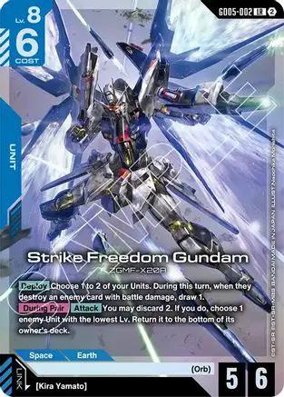 Strike Freedom Gundam (GD05-002) - Freedom Ascension Holofoil