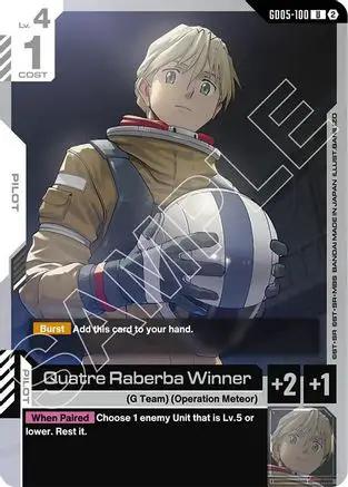 Quatre Raberba Winner (GD05-100) - Freedom Ascension