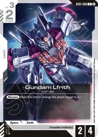 Gundam Lfrith (GD01-086) - Deck Build Box Freedom Ascension