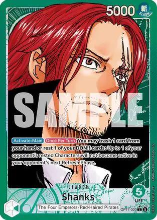 Shanks (020) (Alternate Art) (OP17-020) - The World's Strongest Warriors Foil