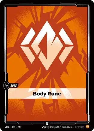 Body Rune (R04) - Vendetta