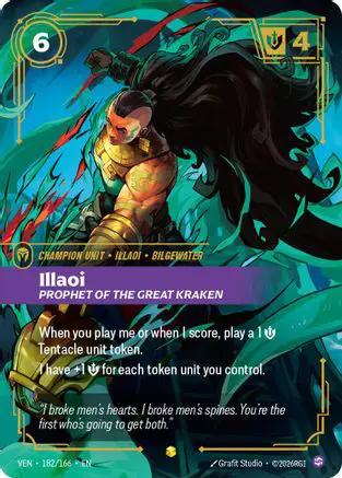 Illaoi, Prophet of the Great Kraken (Overnumbered) (182/166) - Vendetta Foil