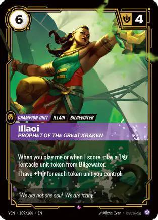 Illaoi, Prophet of the Great Kraken (109/166) - Vendetta Foil