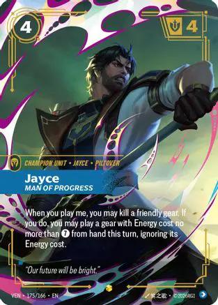 Jayce, Man of Progress (175/166) - Vendetta Foil