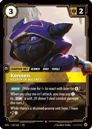 Kennen, Keeper of Balance (135/166) - Vendetta Foil
