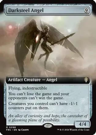 Darksteel Angel (Extended Art) (FRC-098) - Commander: Reality Fracture