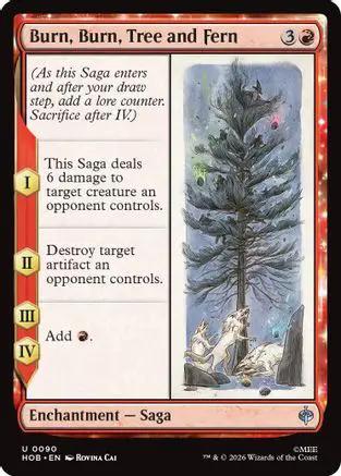 Burn, Burn, Tree and Fern (HOB-090) - The Hobbit Foil