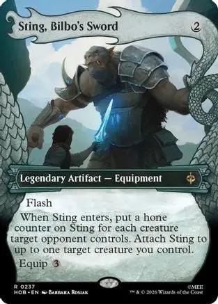 Sting, Bilbo's Sword (Showcase) (HOB-237) - The Hobbit Foil