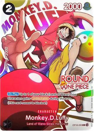 Monkey.D.Luffy (Round 1 Promo) (OP16-095) - One Piece Promotion Cards Foil