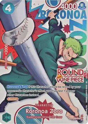 Roronoa Zoro (Round 1 Promo) (PRB02-006) - One Piece Promotion Cards Foil