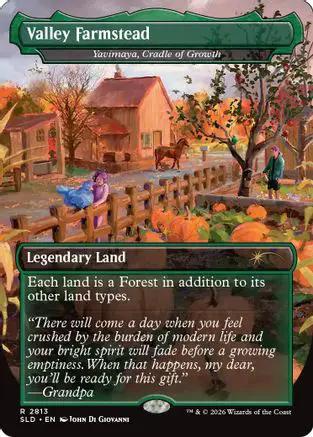Valley Farmstead - Yavimaya, Cradle of Growth (SLD-2813) - Secret Lair Drop Series Foil