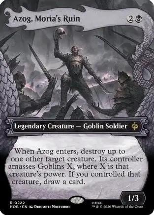 Azog, Moria's Ruin (Showcase) (HOB-222) - The Hobbit Foil