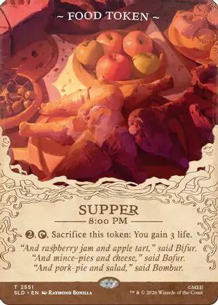 Food Token (2551) (SLD-2551) - Secret Lair Drop Series Foil