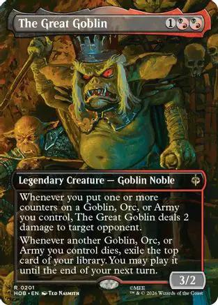 The Great Goblin (Borderless) (HOB-201) - The Hobbit Foil