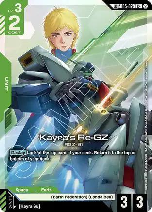Kayra's Re-GZ (C+) (Link Rare) (GD05-029) - Freedom Ascension Holofoil