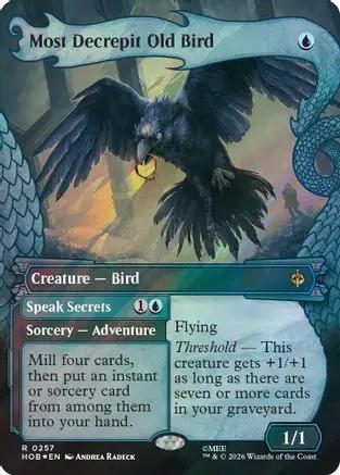 Most Decrepit Old Bird (Showcase) (Surge Foil) (HOB-257) - The Hobbit Foil
