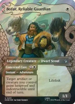 Bofur, Reliable Guardian (Showcase) (Surge Foil) (HOB-251) - The Hobbit Foil